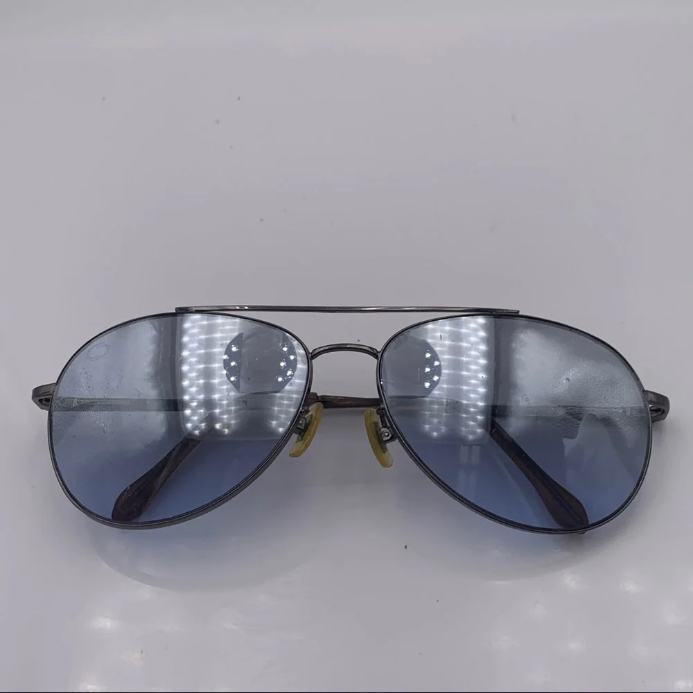 Vintage Gunmetal Aviator Sunglasses Frames